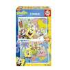 puzzle 2x100 pzas bob esponja ( educa - 19389) puzzle 2x100 pzas bob esponja ( educa - 19389)