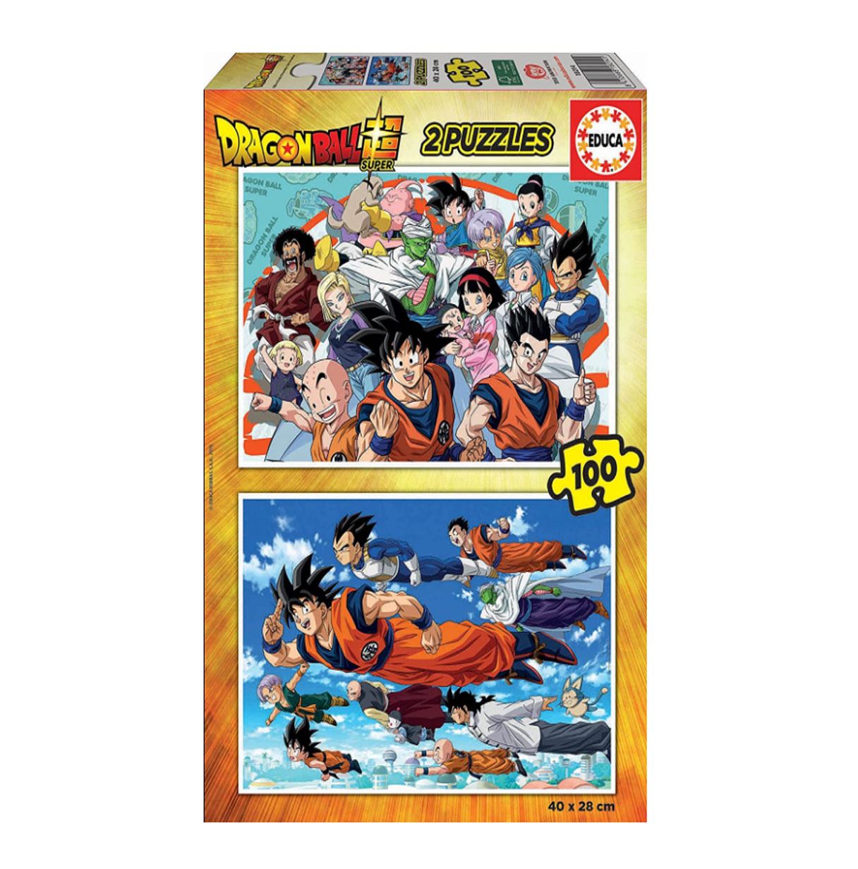 puzzle 2x100 piezas dragon ball (educa - 18214)