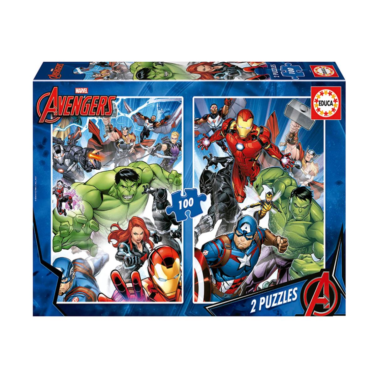 puzzle 2x100 pzas avengers ( educa - 19679)