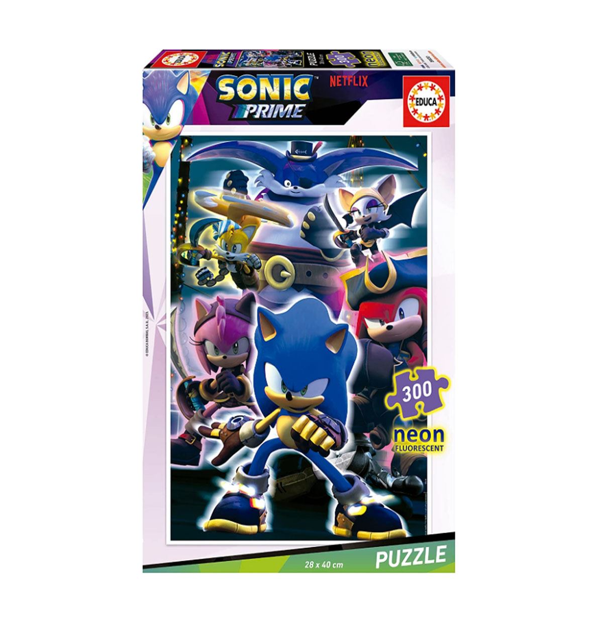 puzzle 300 pzas sonic prime neon ( educa - 19630)