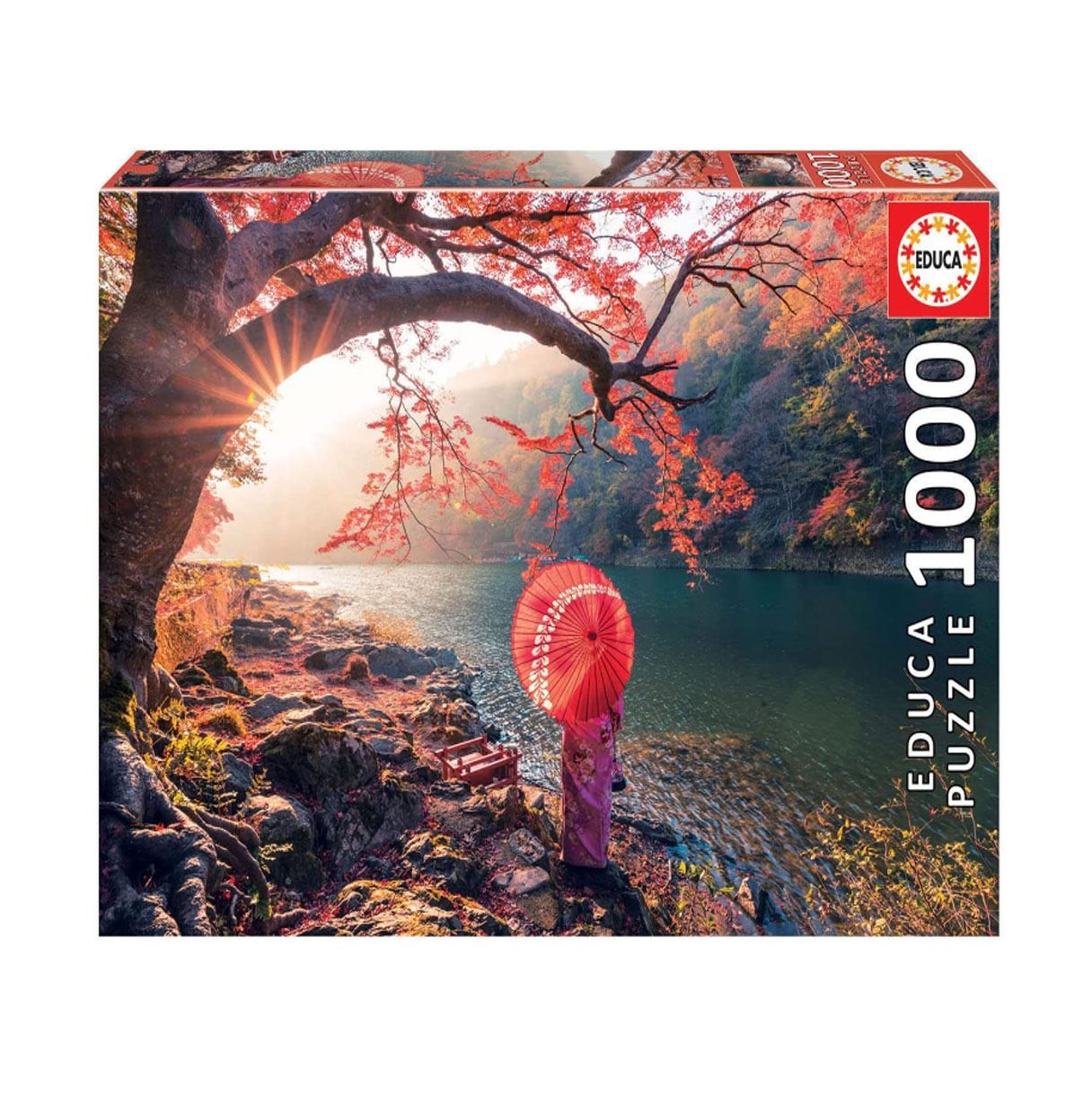 puzzle 1000 piezas rio katsura japon.