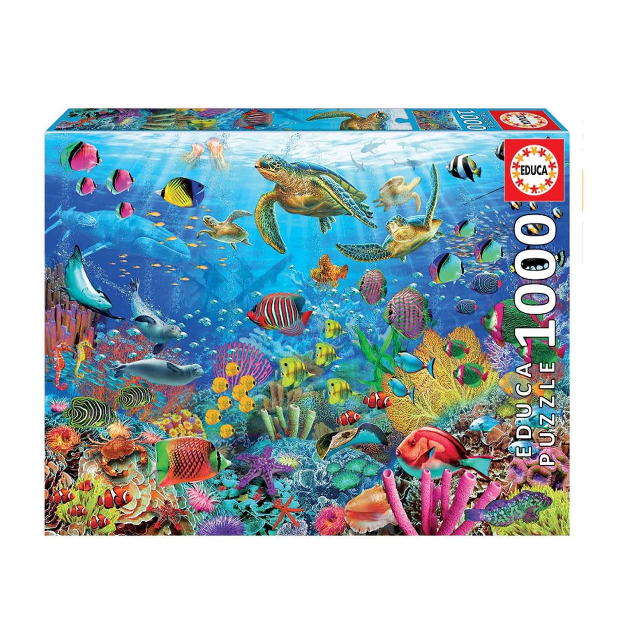 puzzle 1000 pzas tortugas en el paraiso (educa - 19266)
