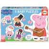 baby puzzles peppa pig ii (educa - 18589)