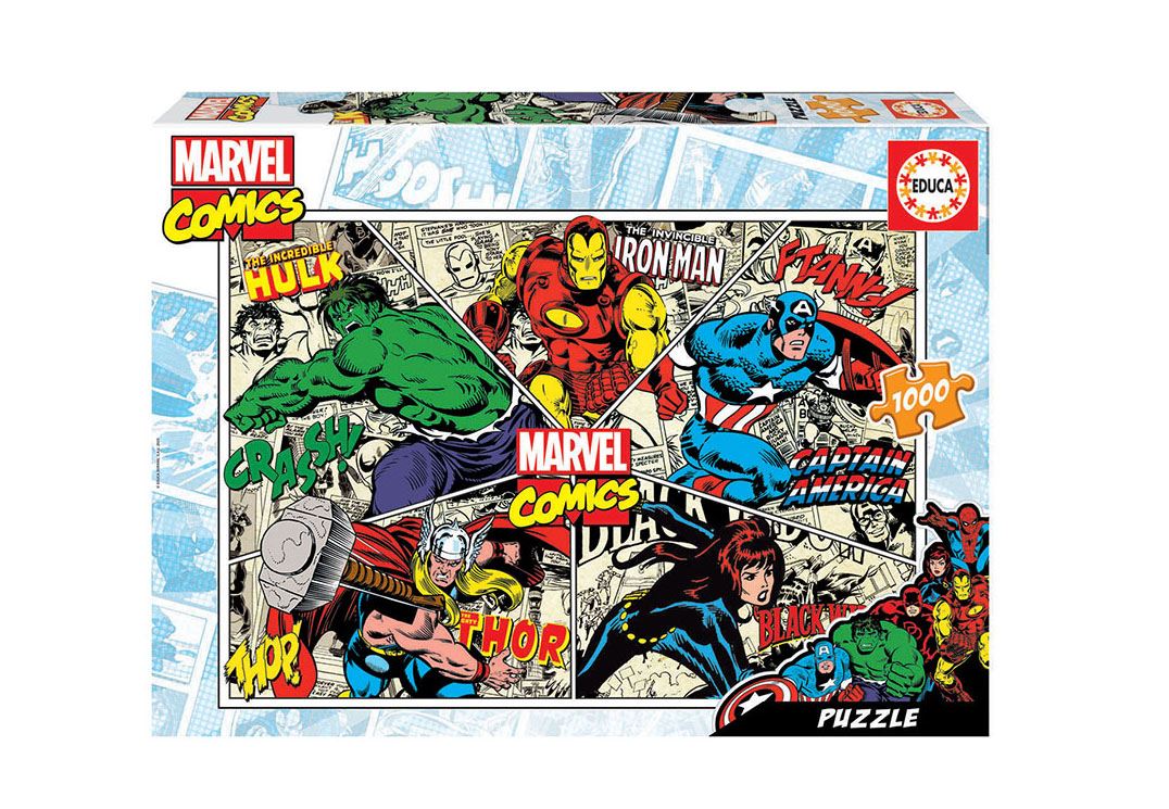 puzzle 1000 piezas marvel comics (educa - 18498)