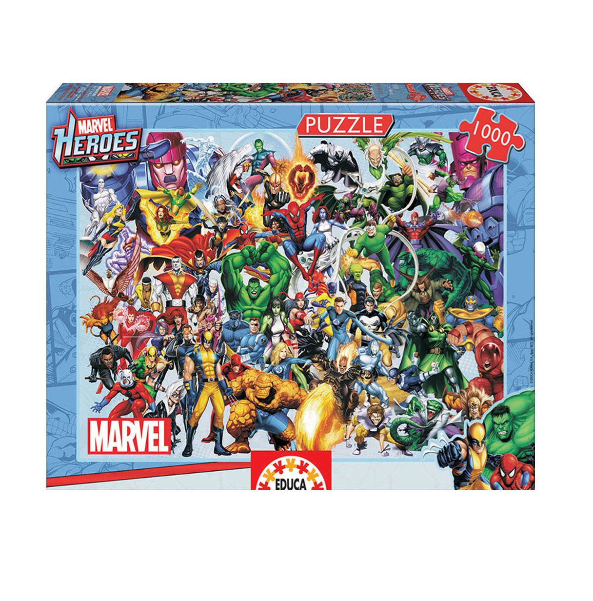 puzzle 1000 pzas los heroes de marvel (15193)