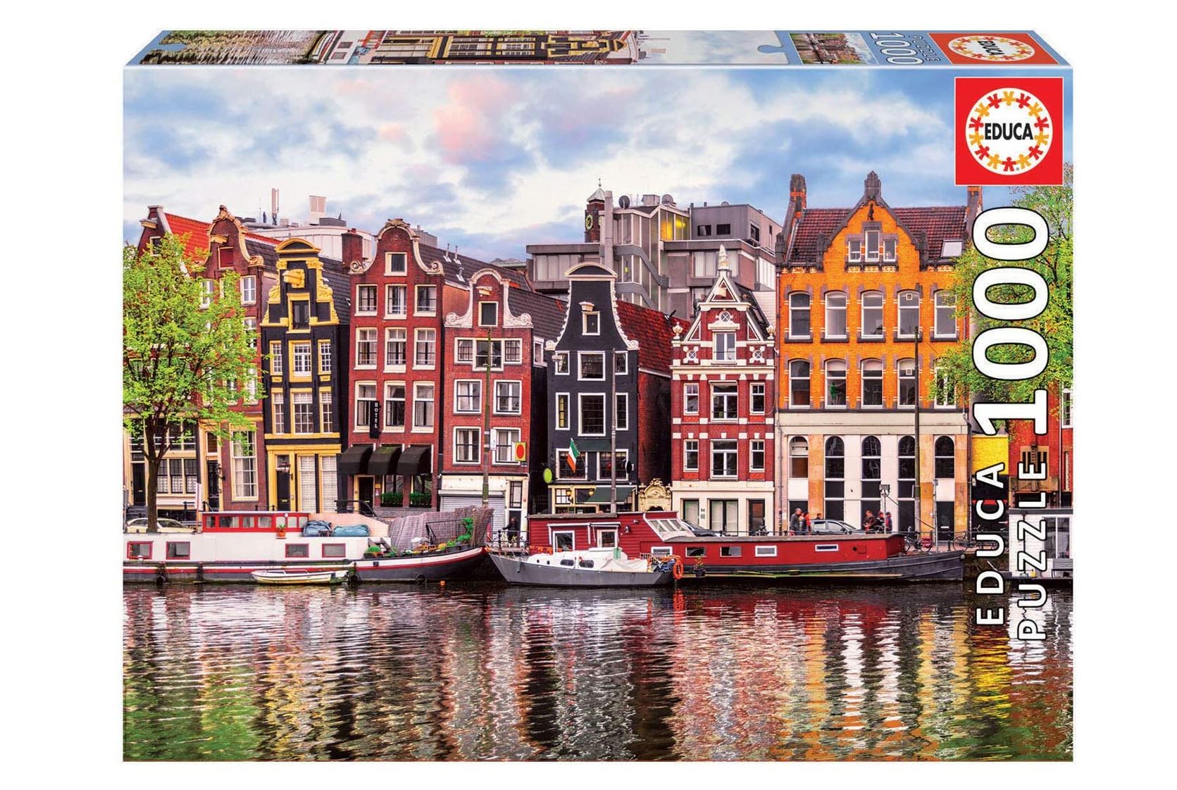 puzzle 1000 casas danzantes amsterdam (educa - 18458)
