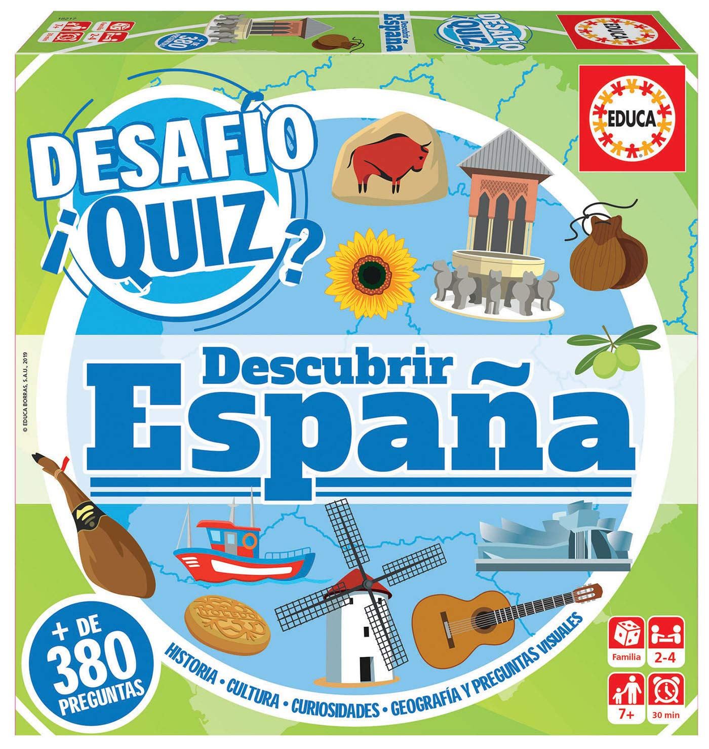 desafio quiz descubrir espaÑa (educa - 18217)