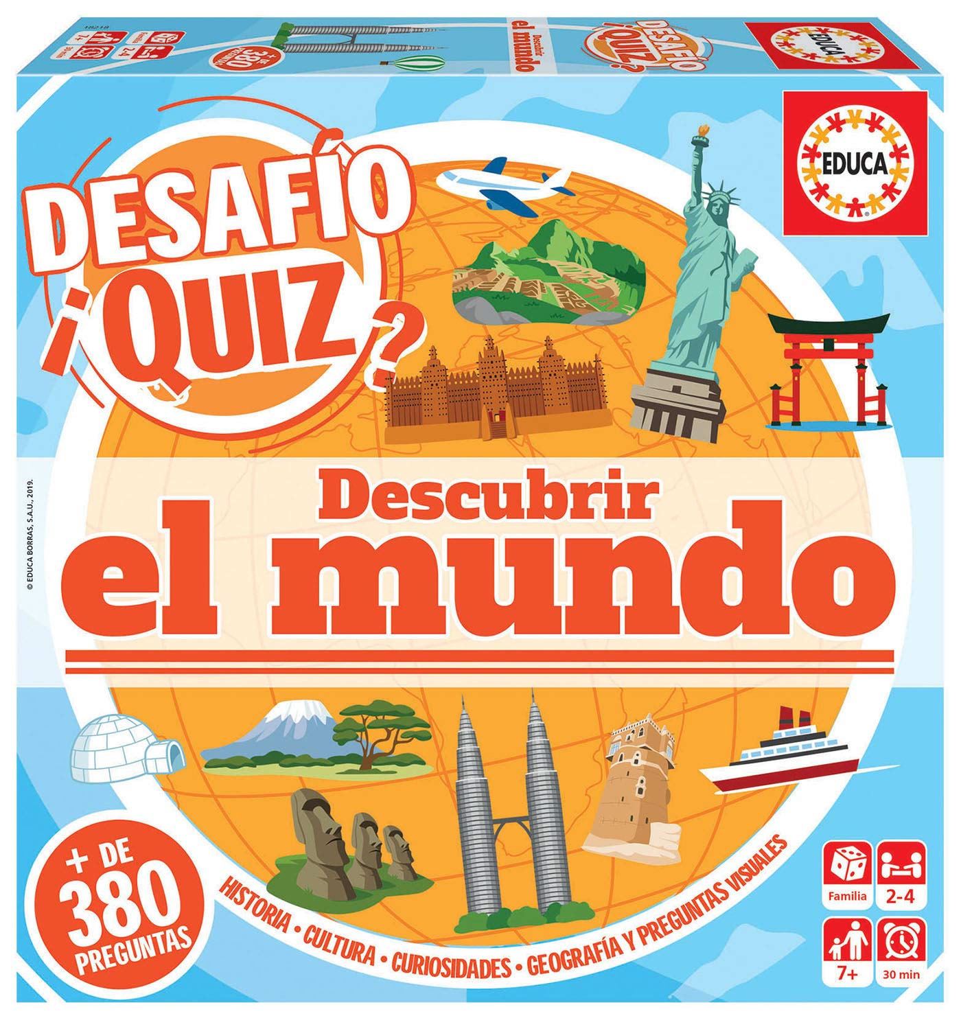 desafio quiz descubrir el mundo (educa - 18218)