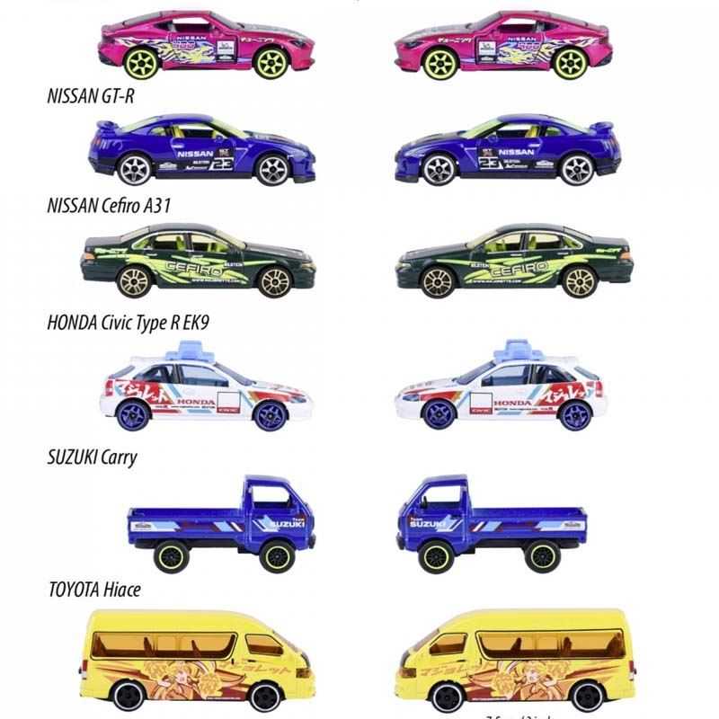 majorette coche serie japon deluxe 6 surtidos  (simba - 212051030)