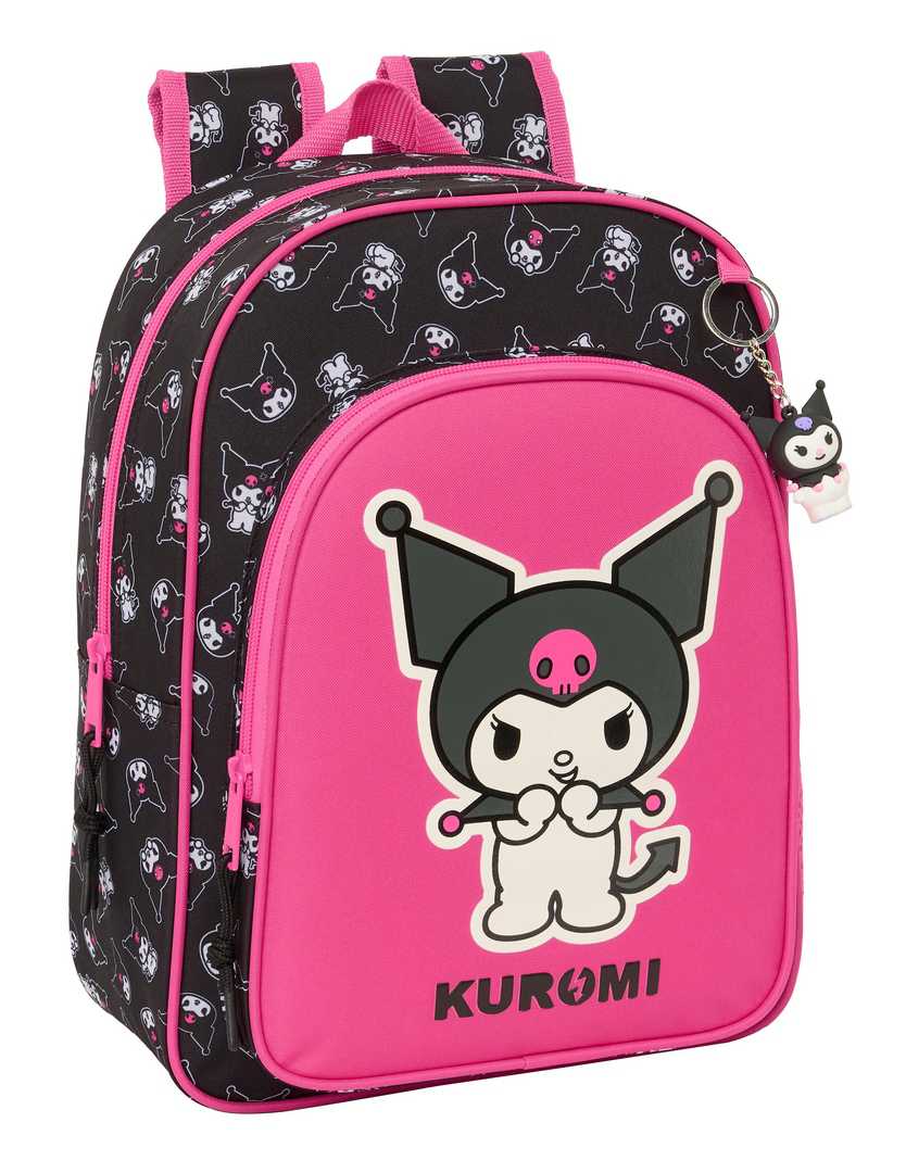 kuromi mochila infantil adaptable a carro (safta - 612541185)