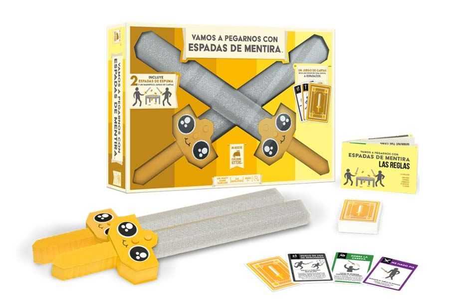 vamos a pegarnos con espadas de mentira (asmodee - ekiswrd01es )