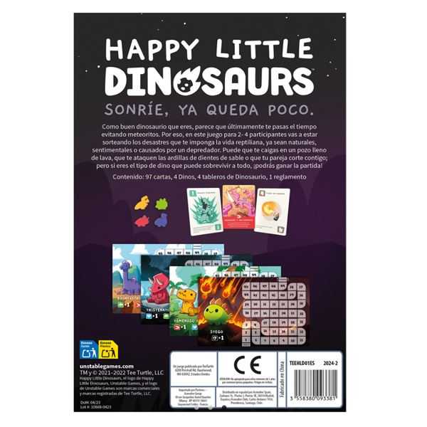 happy little dinosaurs (asmodee - teehld01es)