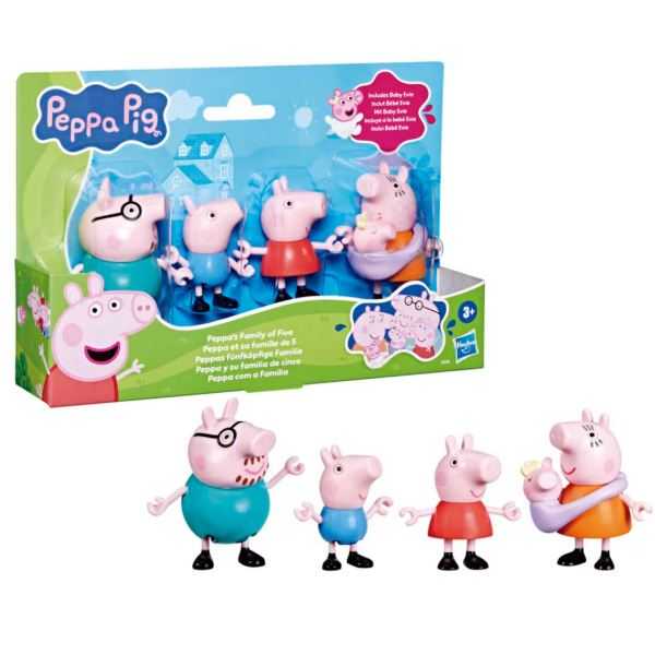 peppa pig figuras surtidas peppa y su familia (hasbro - g05065l0)