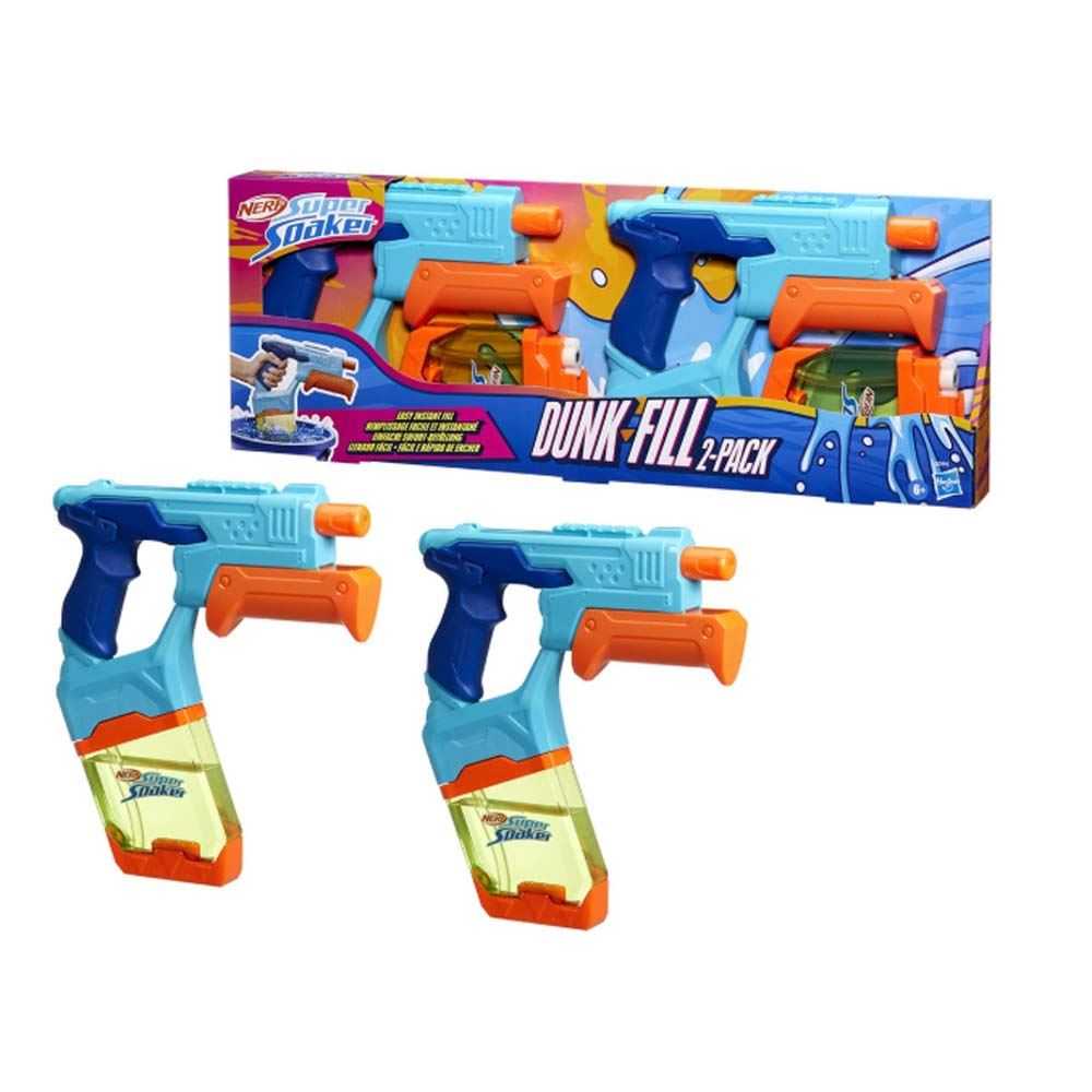 nerf supersoaker dunk fill doble (hasbro - g09955l0)
