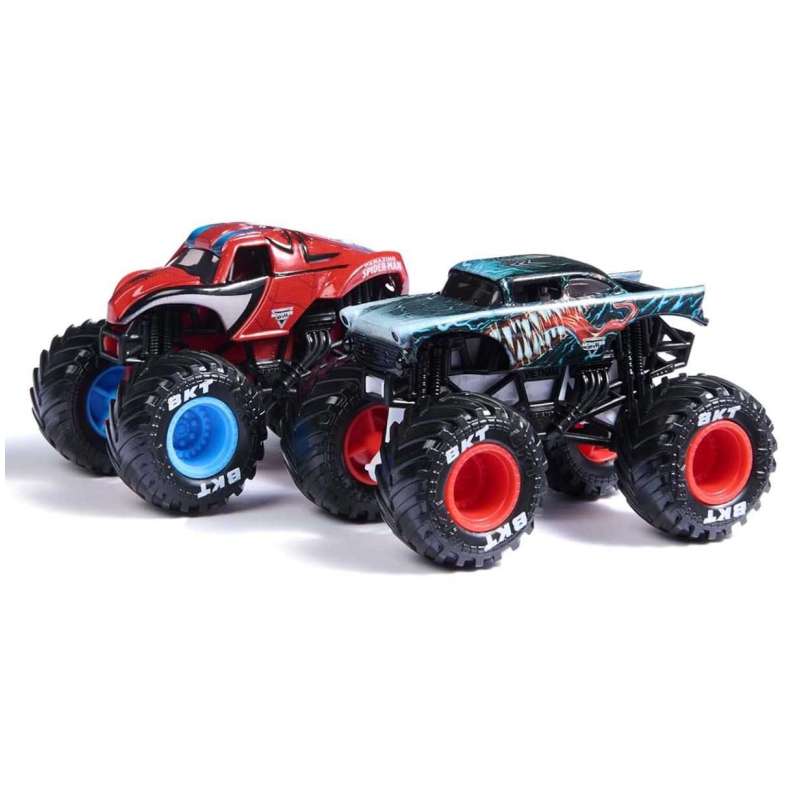 monster jam 1:64 spiderman vs venom (spin master -  6071942)