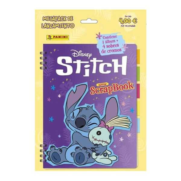 megapack album+4 sobres stitch (panini - 8051708025897)