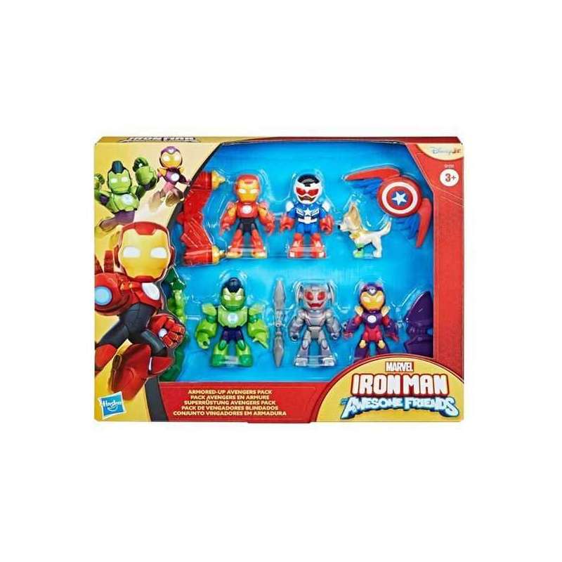 iron man and friends pack vengadores blindados (hasbro - g12555l0) iron man and friends pack vengadores blindados (hasbro - g12555l0)