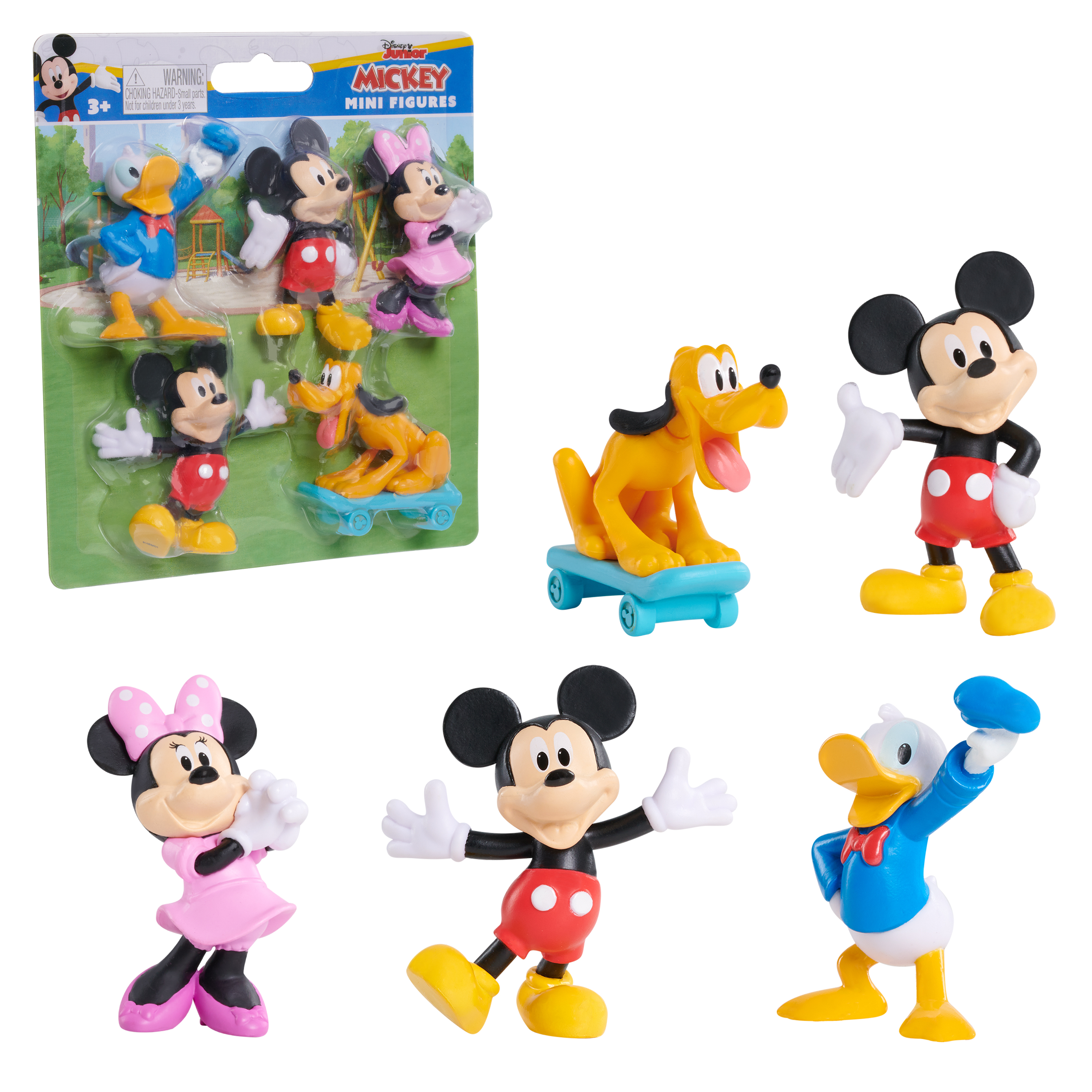 mickey pack con 5 mini figuras (just play - 38818)