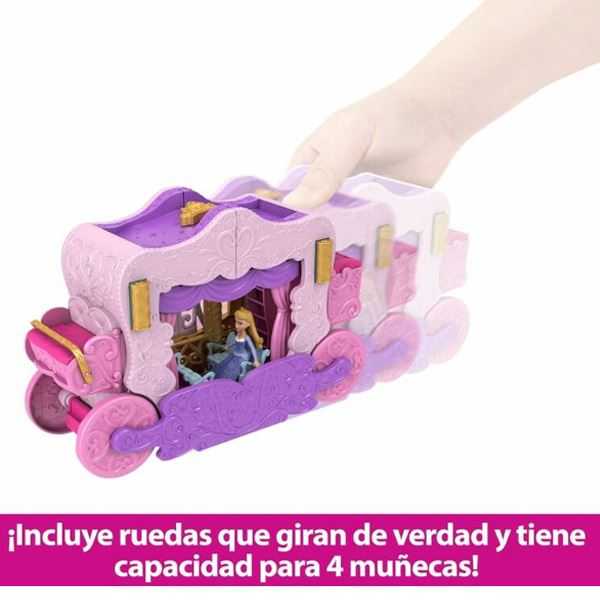 disney princess minis carruaje y casa  (mattel - hwx17)