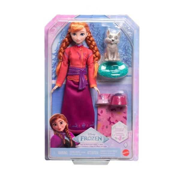 disney frozen muÑeca anna con zorrito (mattel - jfg17)