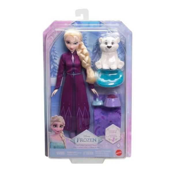disney frozen muÑeca elsa con osito (mattel - jfg16)