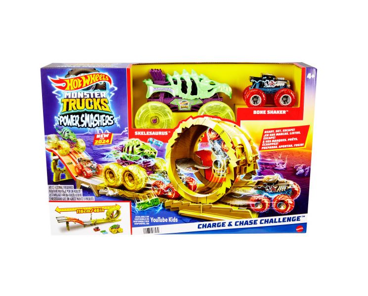 hot wheels monster truck pista 2 coches (mattel - hxt05)