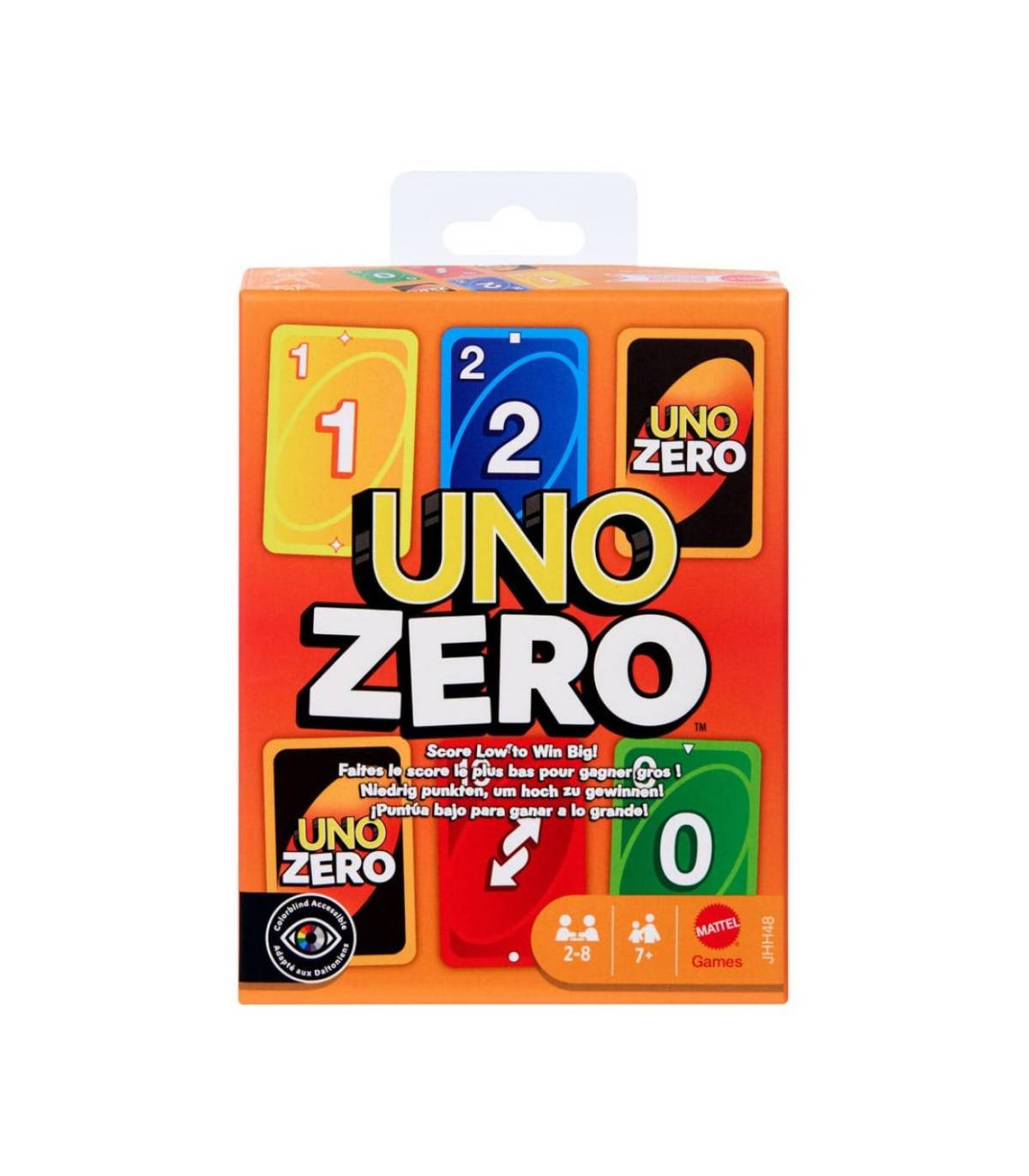 mattel games uno zero (mattel - jhh48)