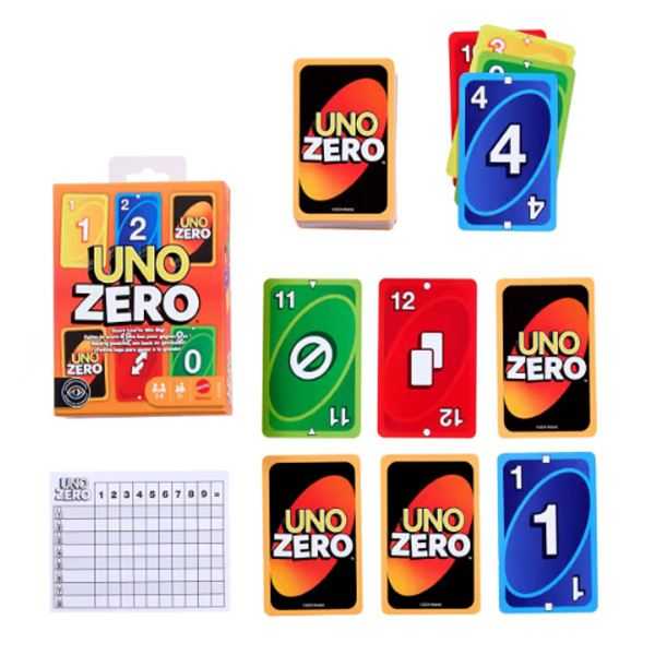 mattel games uno zero (mattel - jhh48)