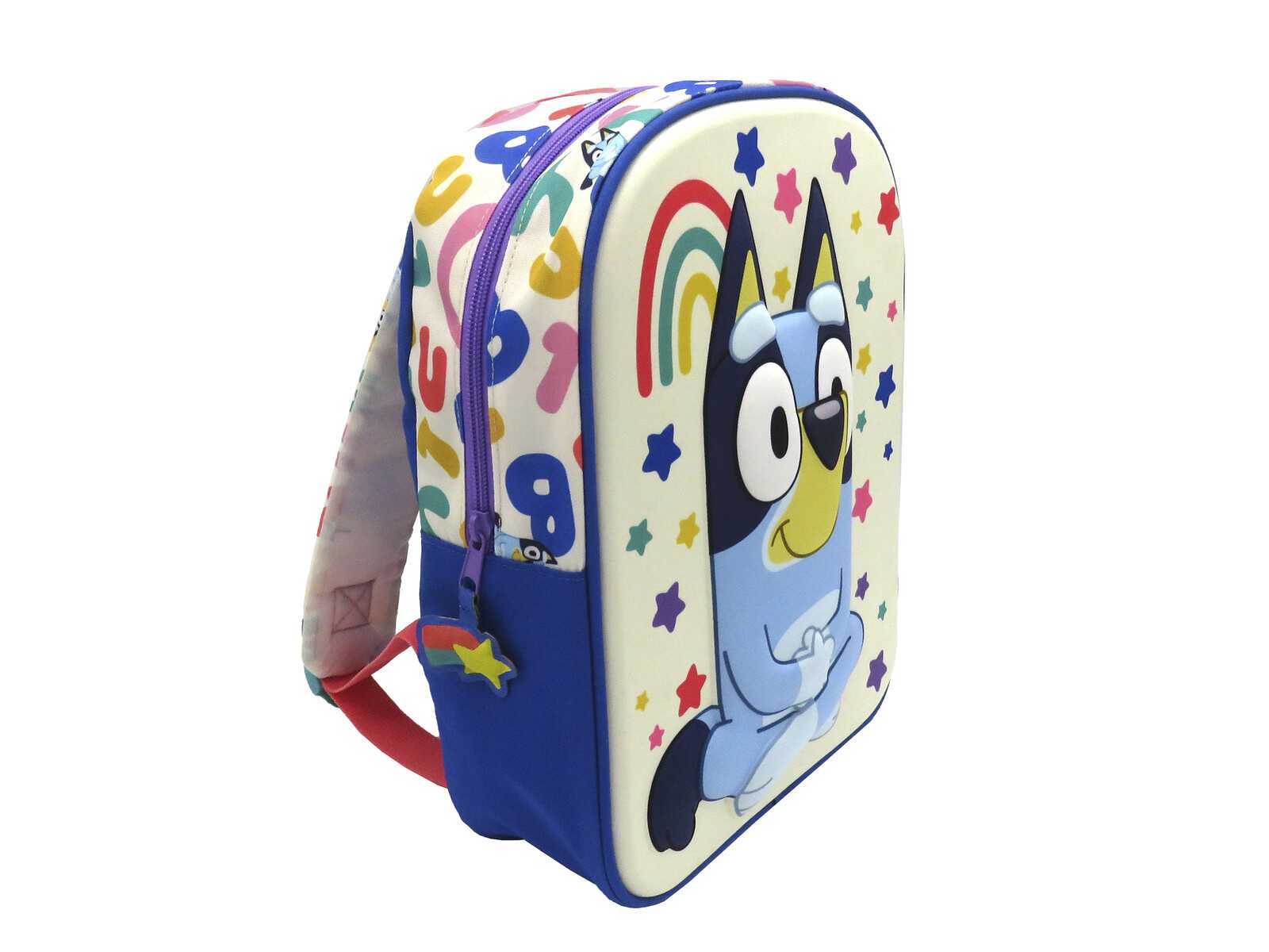 bluey mochila 30 cm 3d rainbow (cyp imports - mc32-04by)