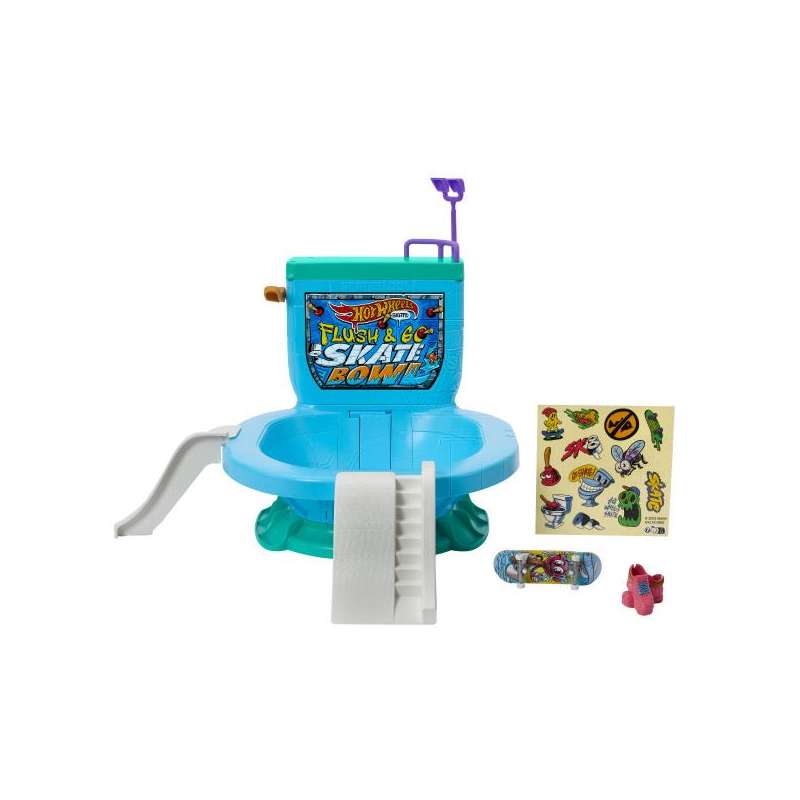 hot wheels skate bowl cereales flush & go ( mattel- hxl16)