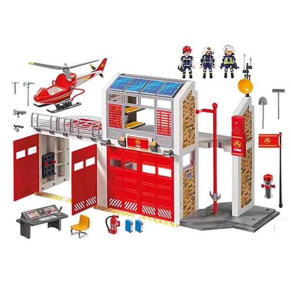 playmobil parque de bomberos ( playmobil - 9462)