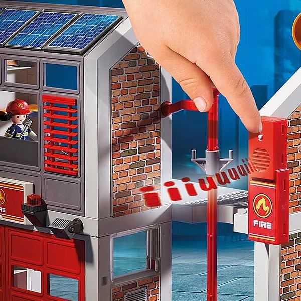 playmobil parque de bomberos ( playmobil - 9462)