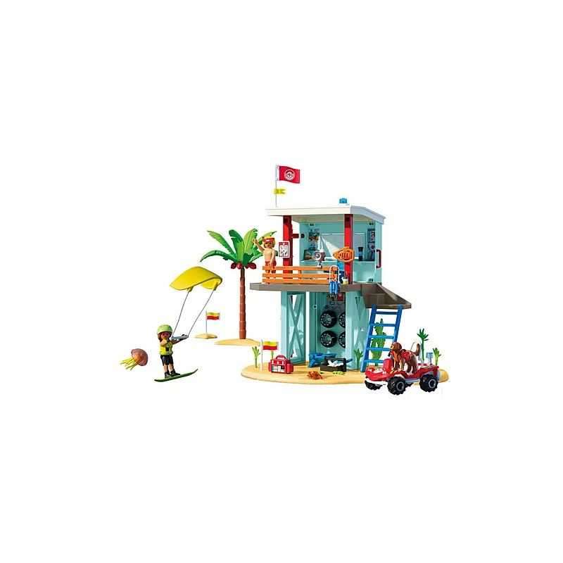 playmobil torre vigilancia con coche de playa (playmobil - 71903)
