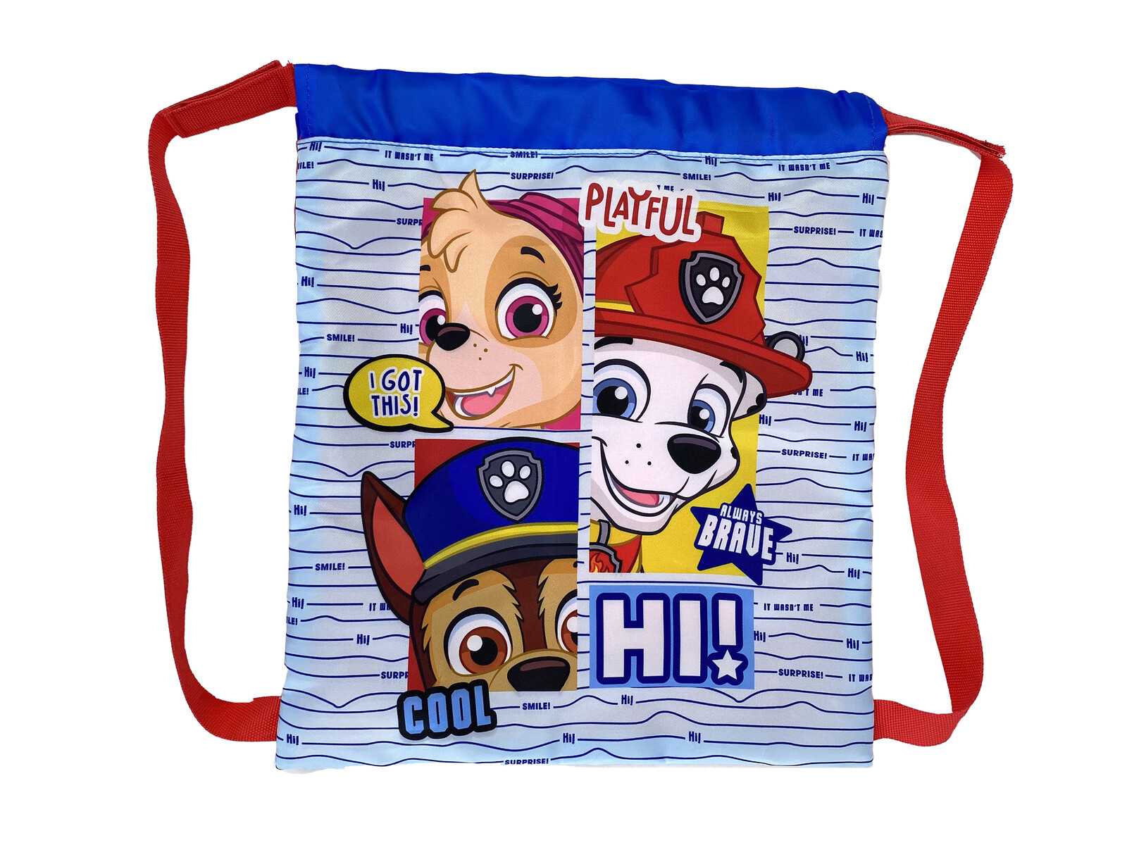 paw patrol mochila saco (cyp imports - mc-88-pw)