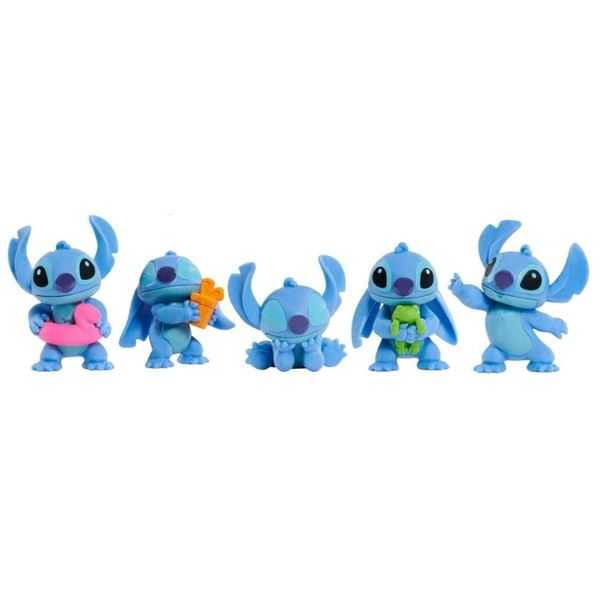 stitch pack de 5 figuras blister (just play - 46267)