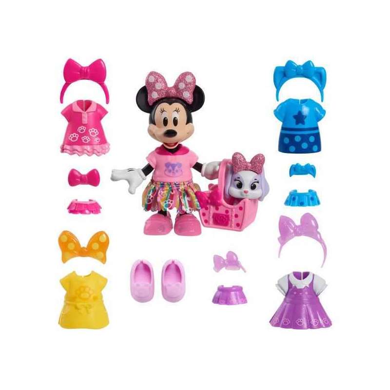 minnie glitter & glam pack con mascota y accesorios (just play - 88189) minnie glitter & glam pack con mascota y accesorios (just play - 88189)