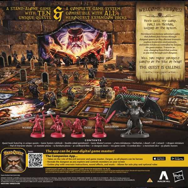 heroquest first light (hasbro - g0978sg0)