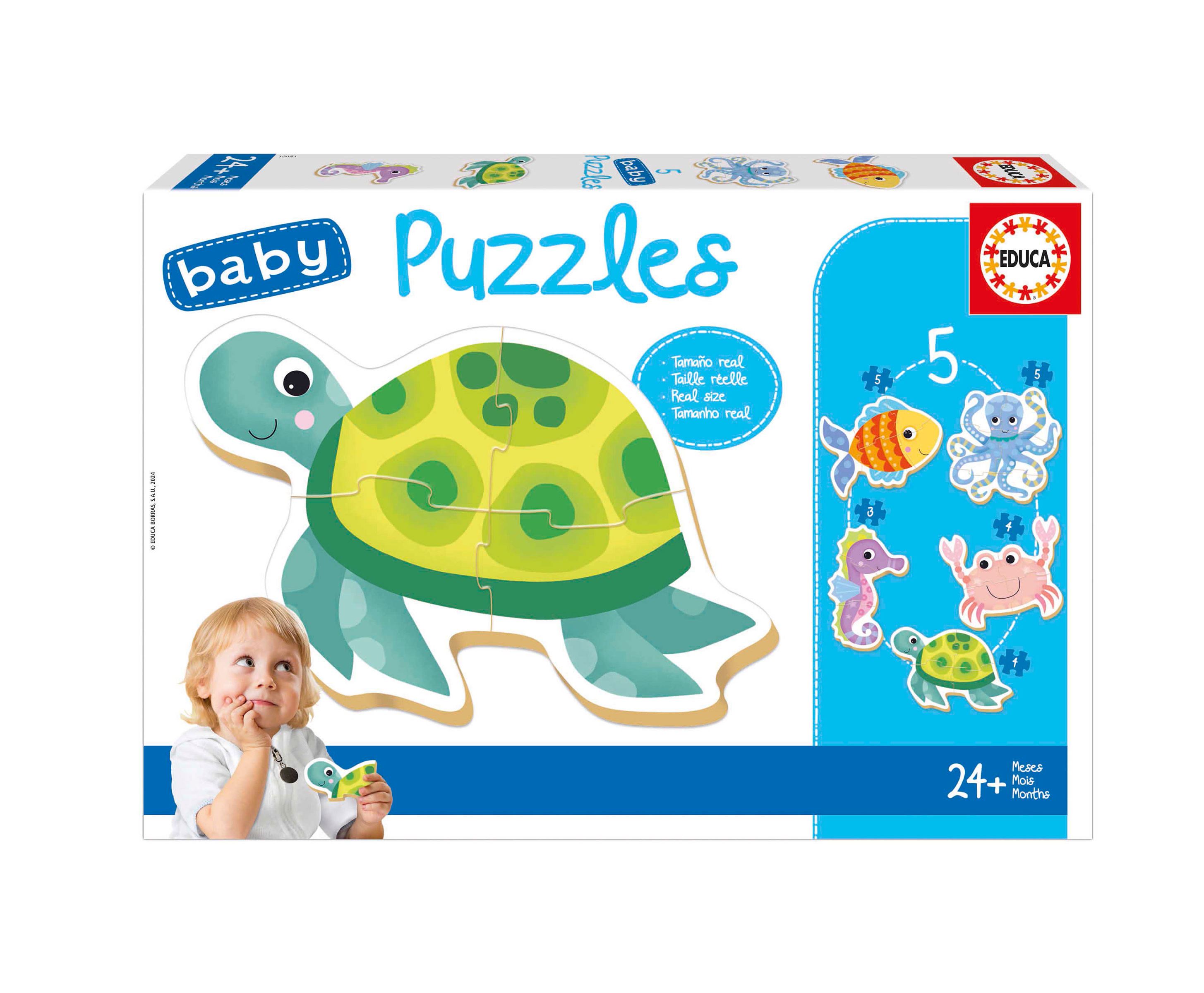 baby puzzles animales acuaticos (educa - 19951)