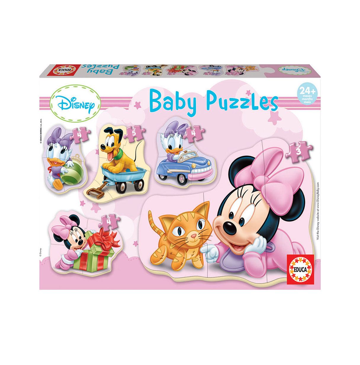 baby puzzles minnie mouse (educa - 15612)