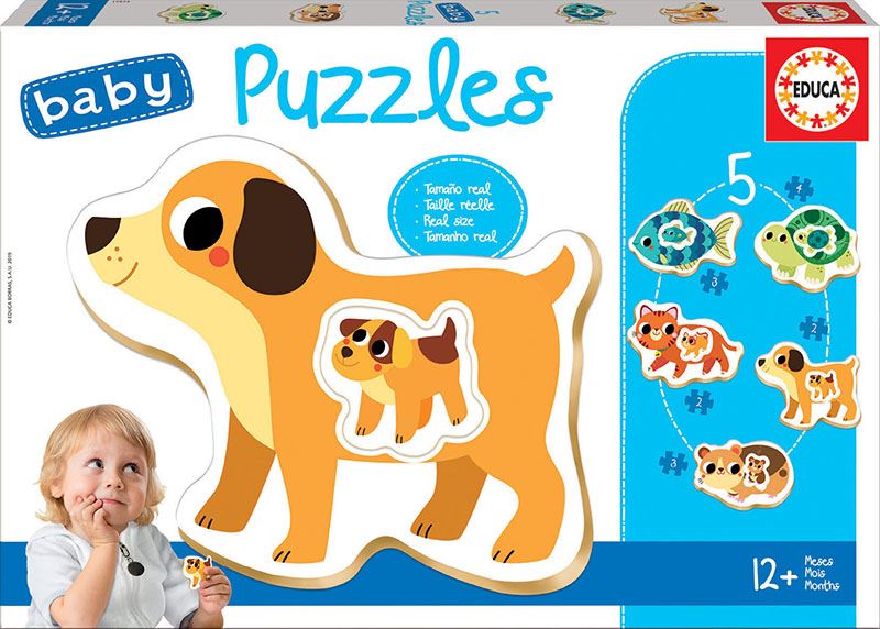 baby puzzles animales domesticos  (educa - 17573)