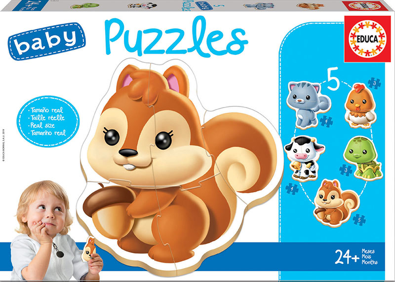 baby puzzles animales ( educa - 8412668134737)