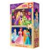 puzzle 2x50 piezas disney princess (educa - 19672)