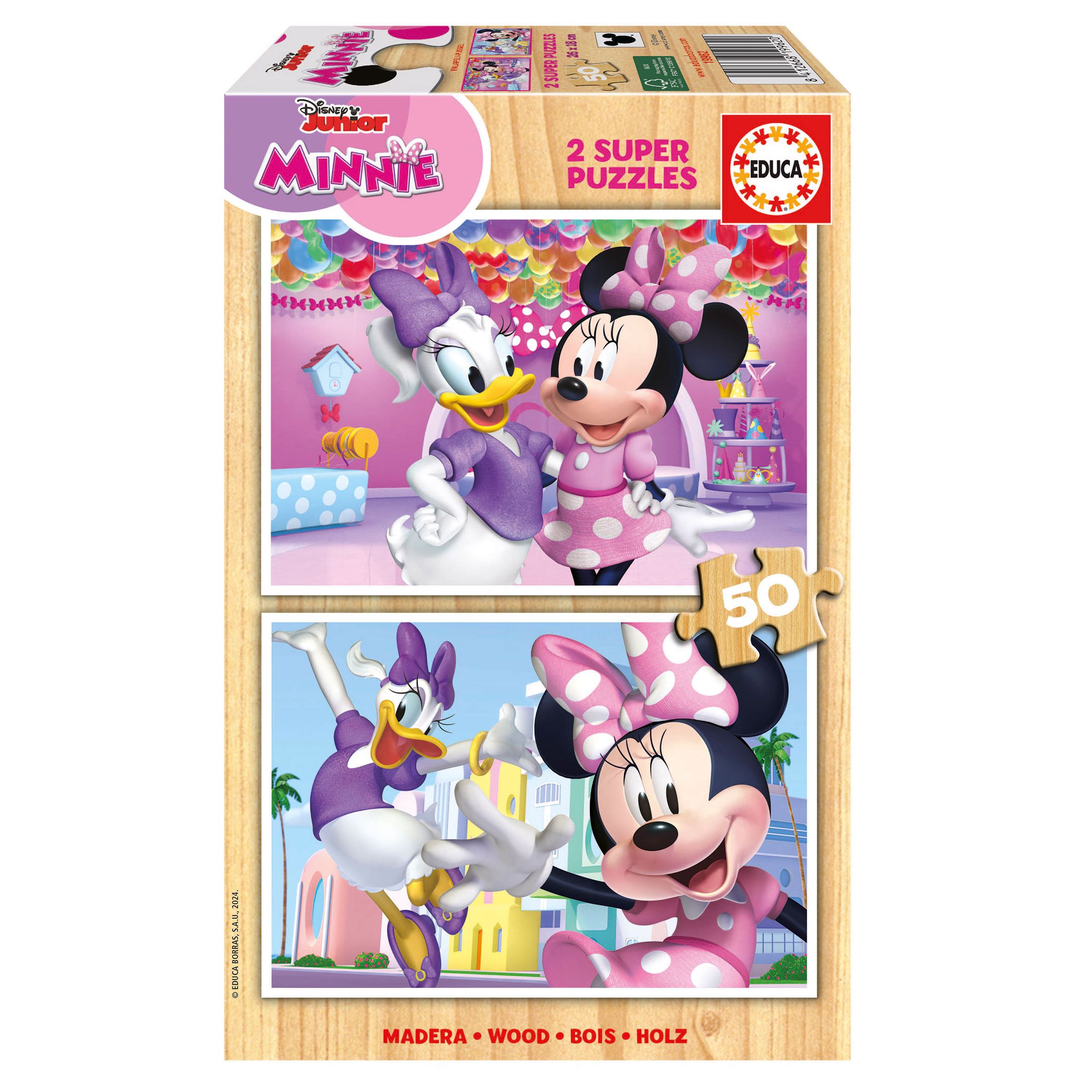 puzzle 2x50 piezas minnie (educa - 19962)