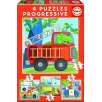 puzzle 6-9-12-16 piezas patrulla rescate (educa - 17144)