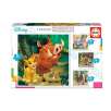 puzzle 4  progresivos disney animals (educa- 18104)