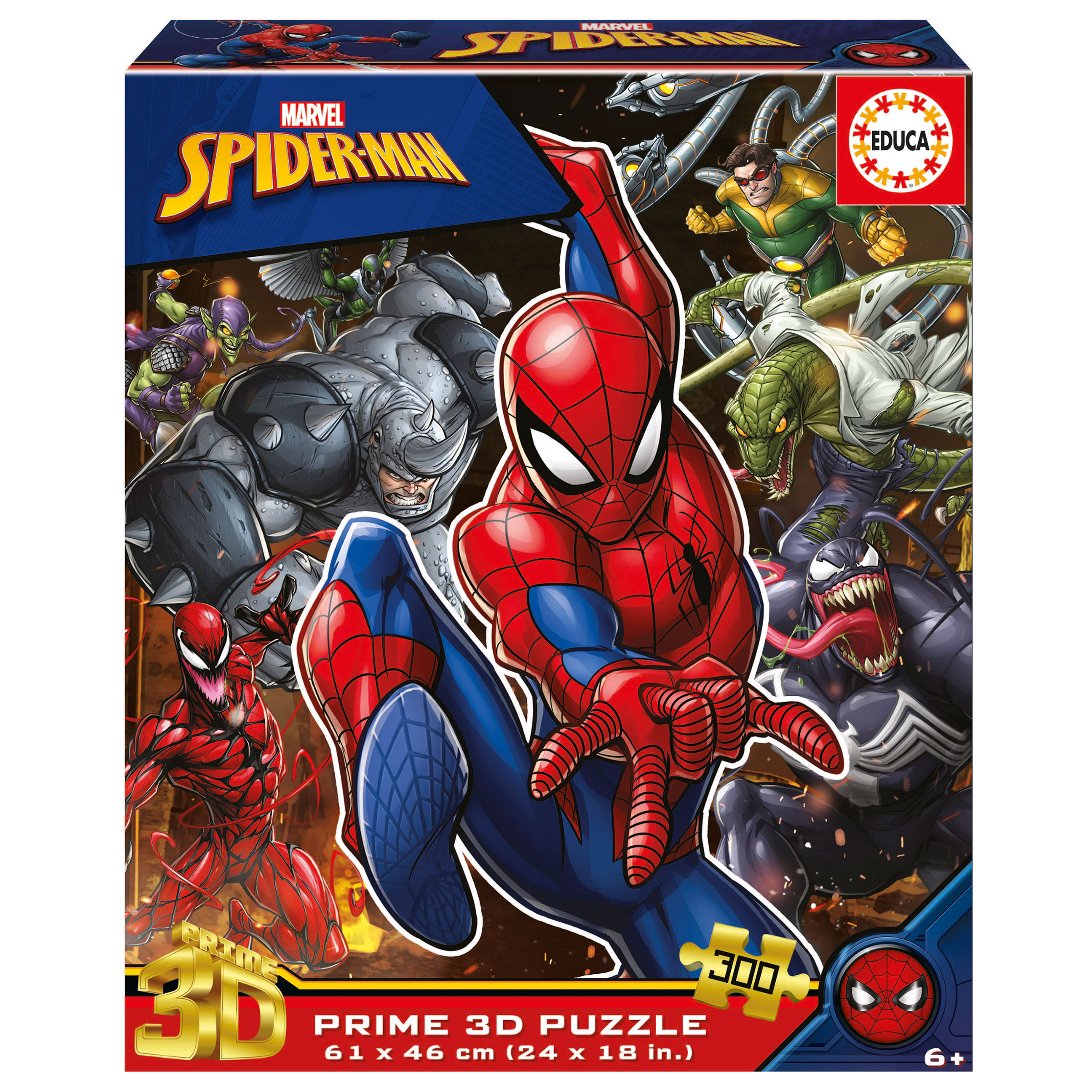 puzzle 300 piezas 3d lenticular spiderman (educa - 20049)
