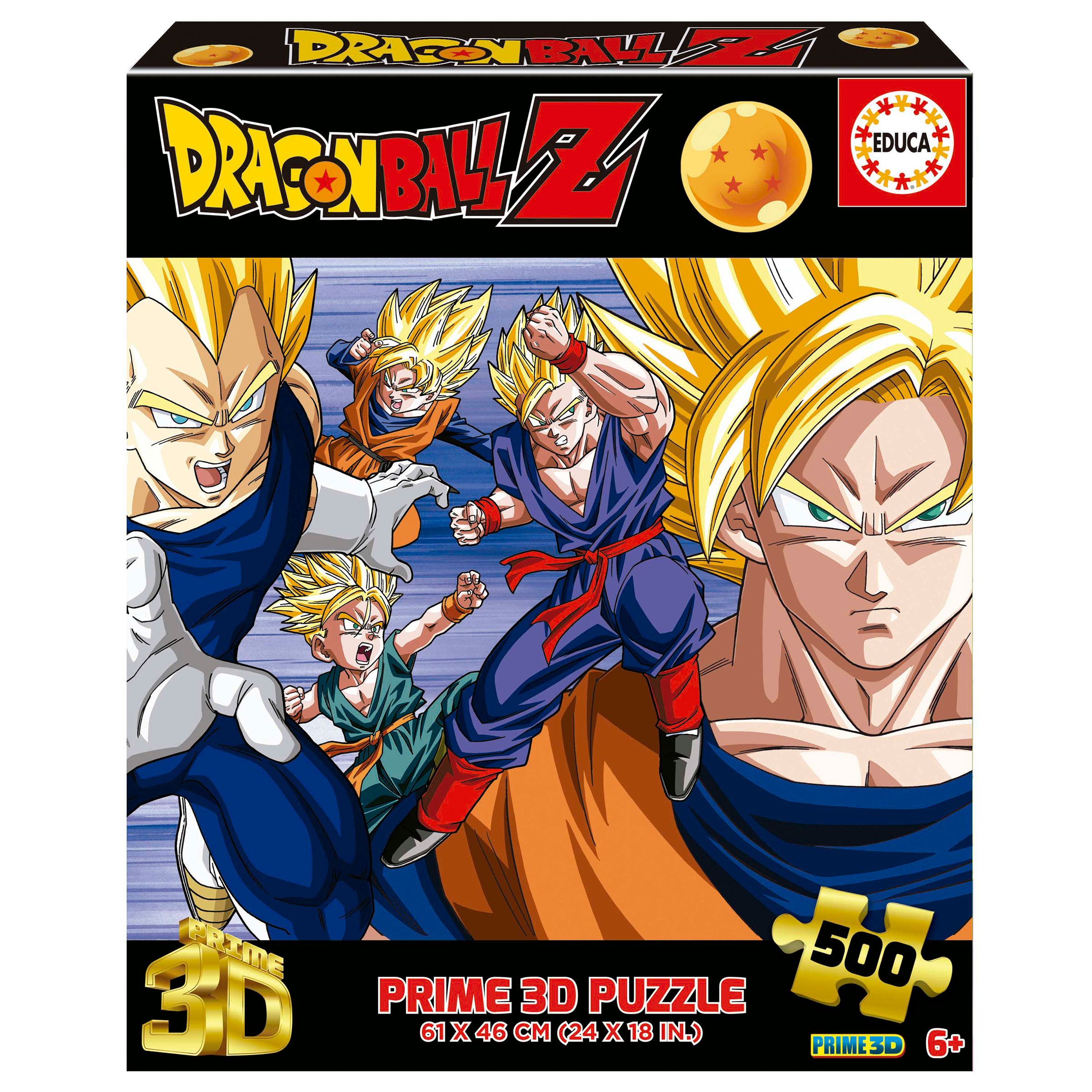 puzzle 500 piezas 3d lenticular dragon ball (educa - 20274)
