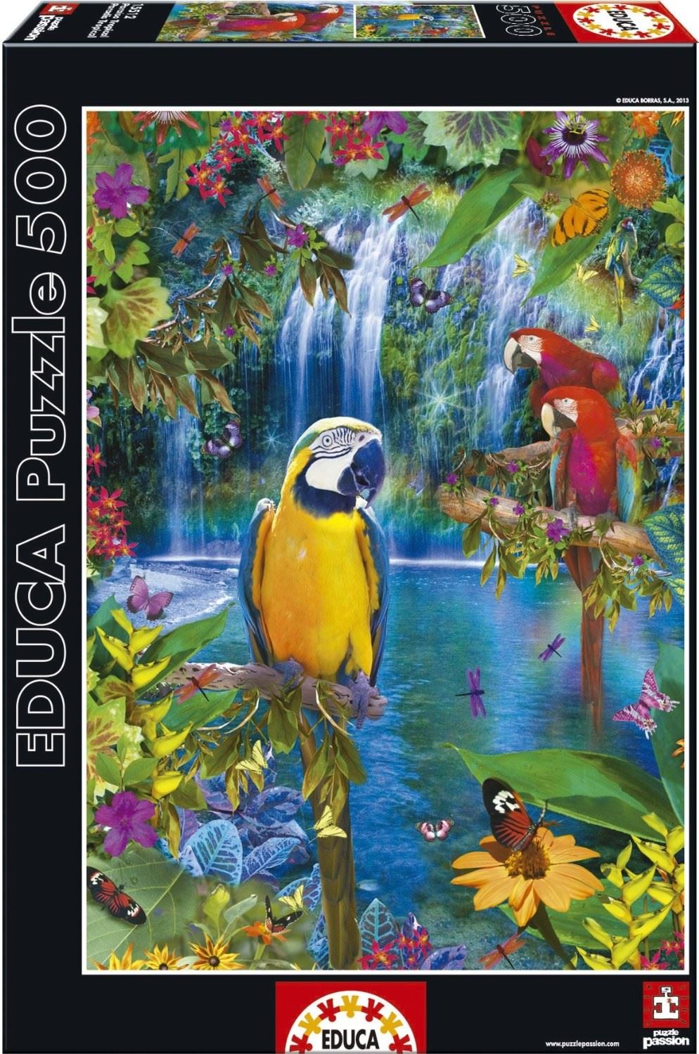 puzzle 500 pzas paraiso tropical (educa - 15512)