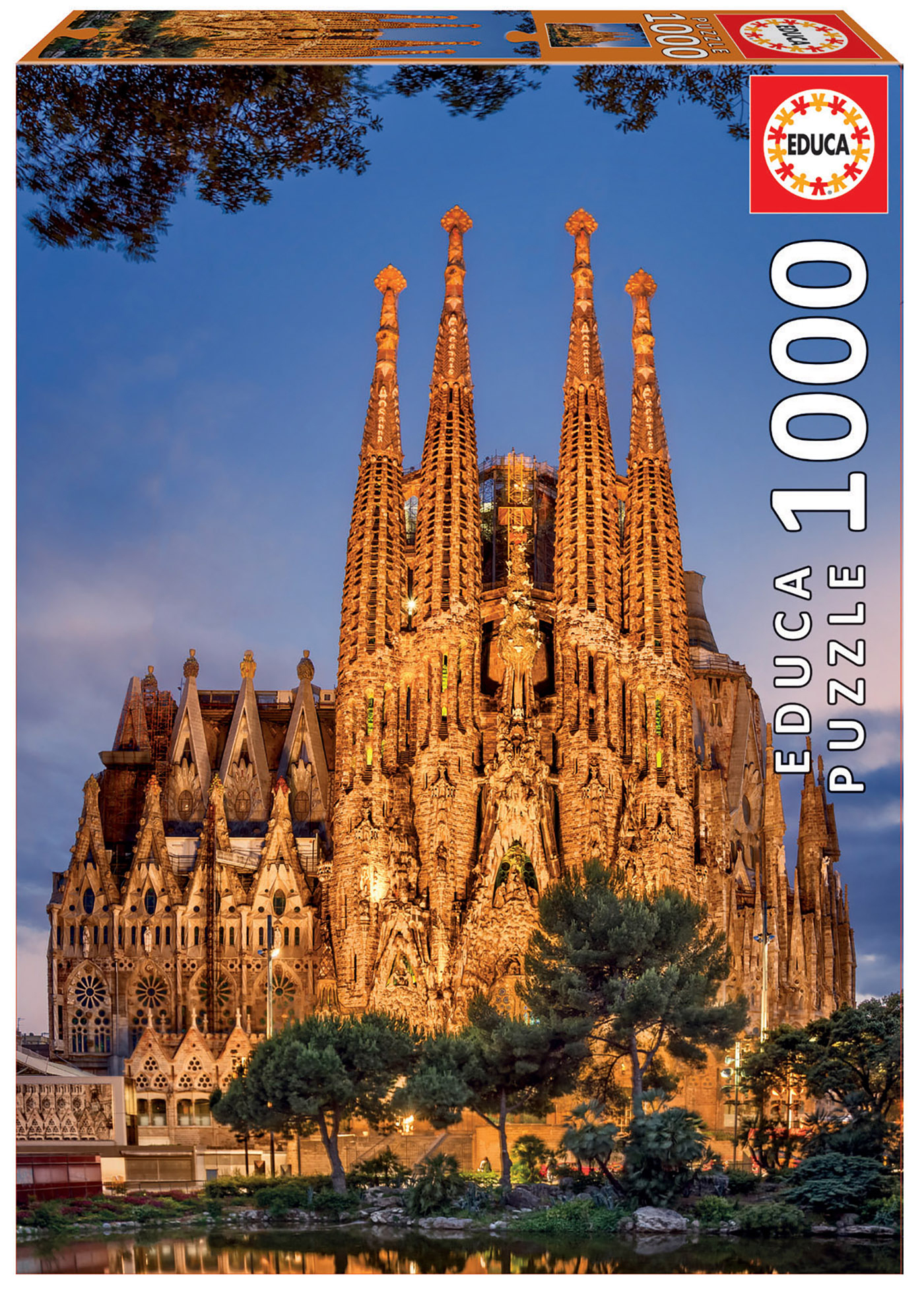 puzzle 1000 piezas sagrada familia (educa - 17097)