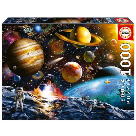 puzzle 1000 piezas mision asteroides (educa - 19918)